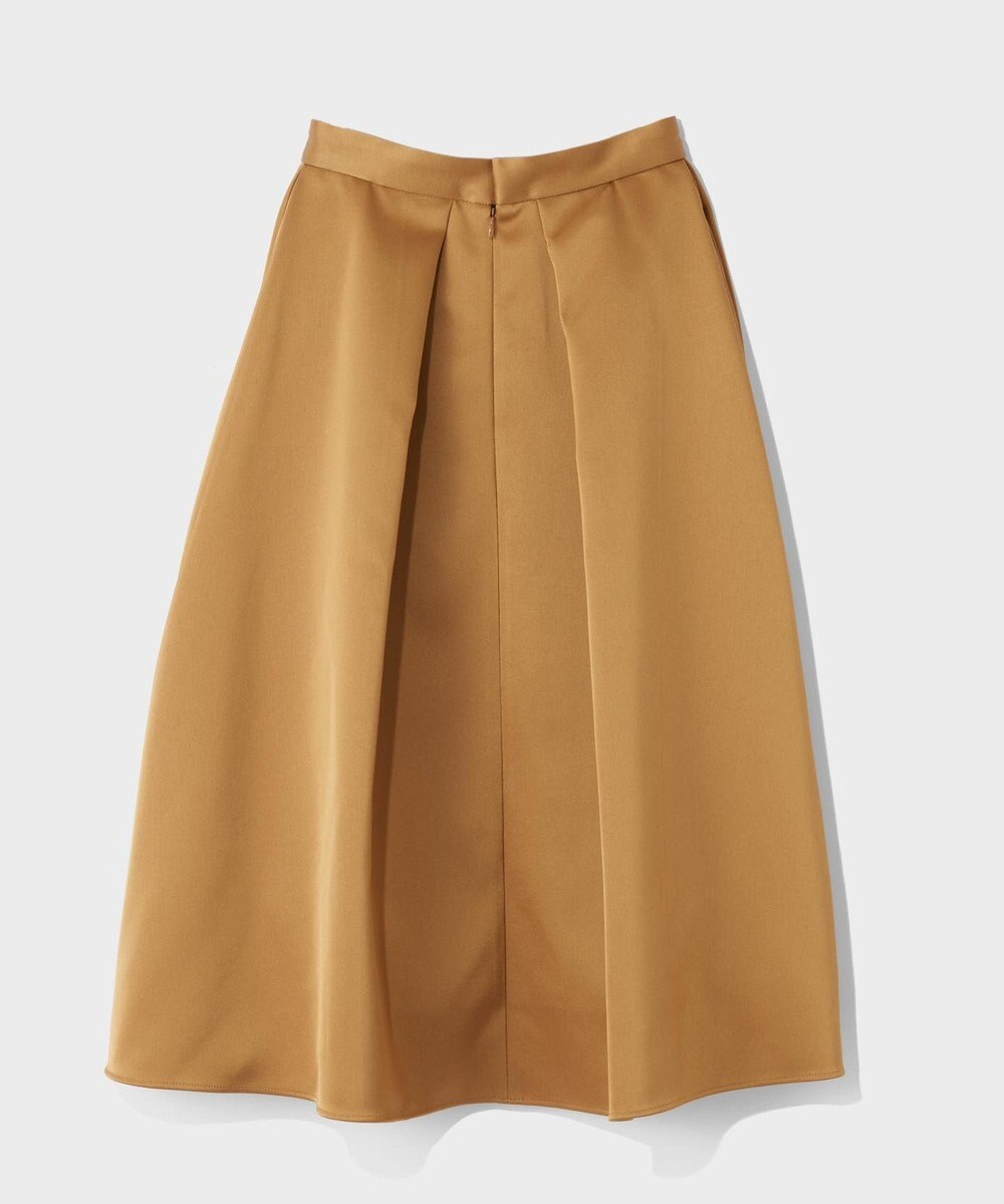 GRACE CONTINENTAL ボリュームサテンタックスカート 