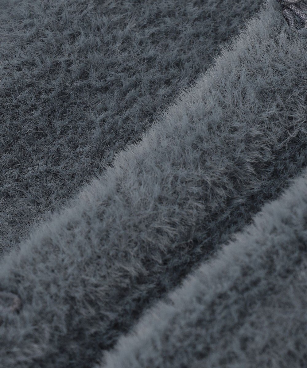 ANY SIS シャギーニット カーディガン 