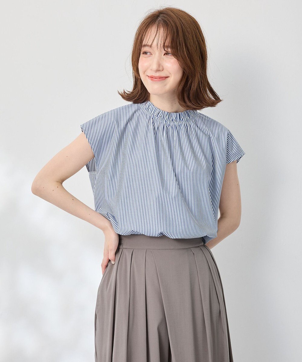 ANY 【抗菌防臭/速乾/手洗い可】エニィファンクション ノースリーブブラウス 