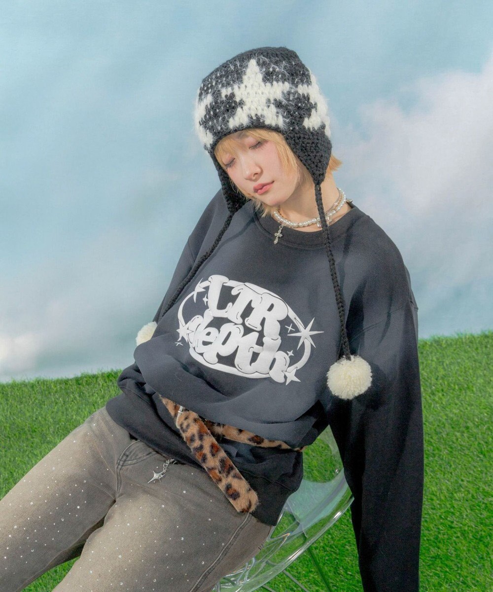 WEGO 【ユニセックス着用ITEM】サークルロゴプルオーバー 