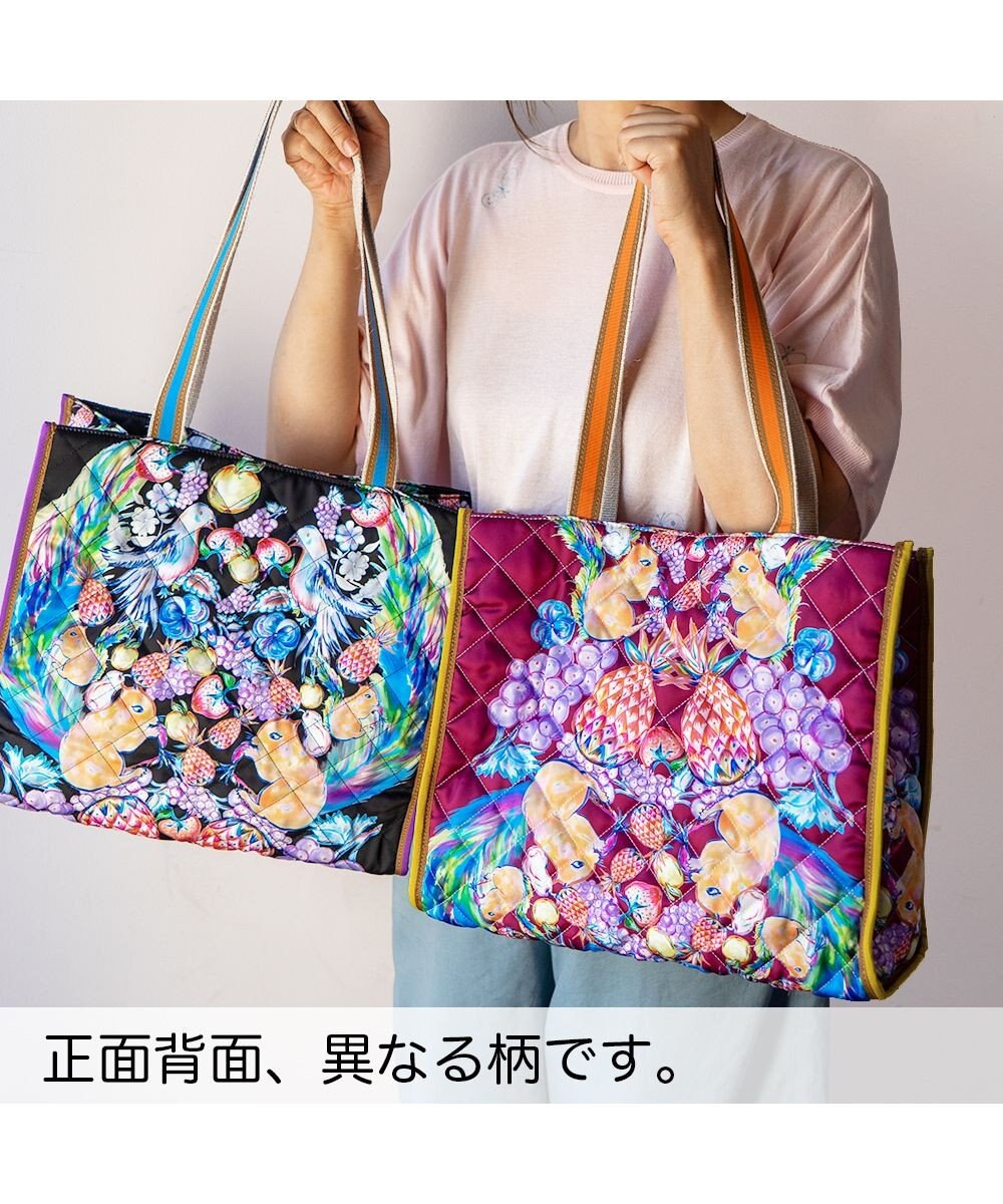 tsumori chisato CARRY tcアニマルキルト トートバッグ 