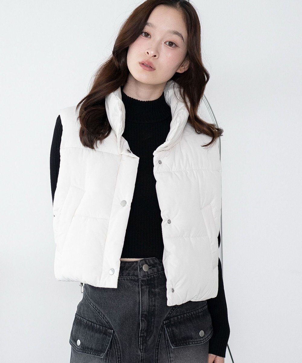 WEGO 【2025年秋冬新作】リブハイネックショートニット 