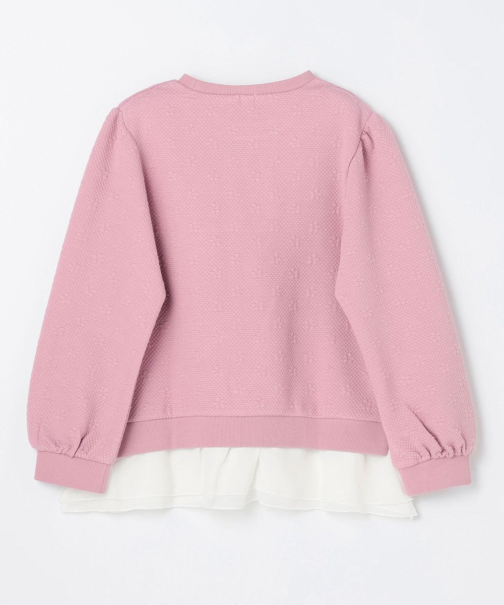 組曲 KIDS 【150-160㎝】フラワーキルト トレーナー 