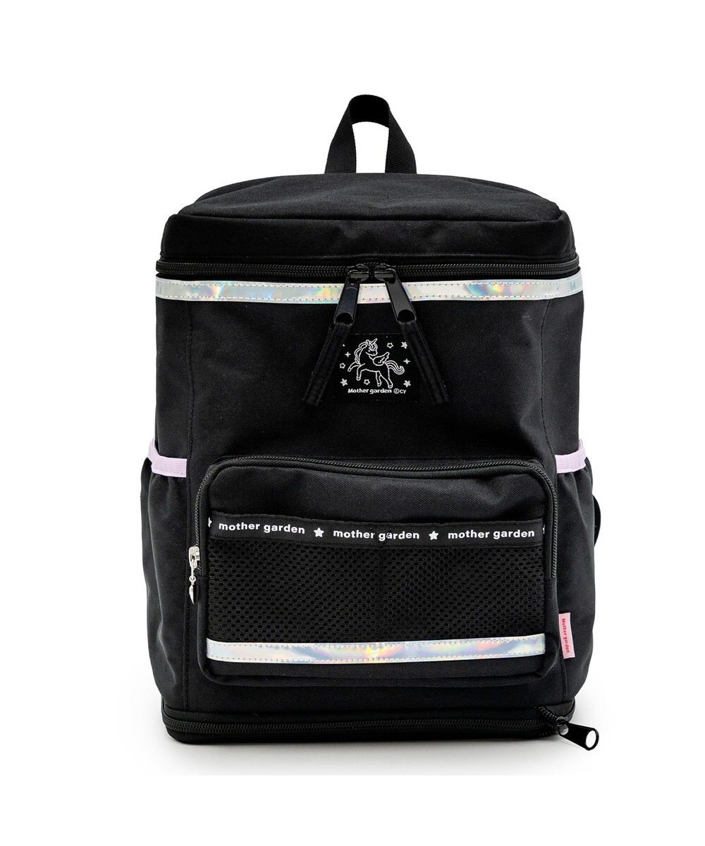 Mother garden マザーガーデン スクエアリュック 【Mサイズ】  《ブラック》 