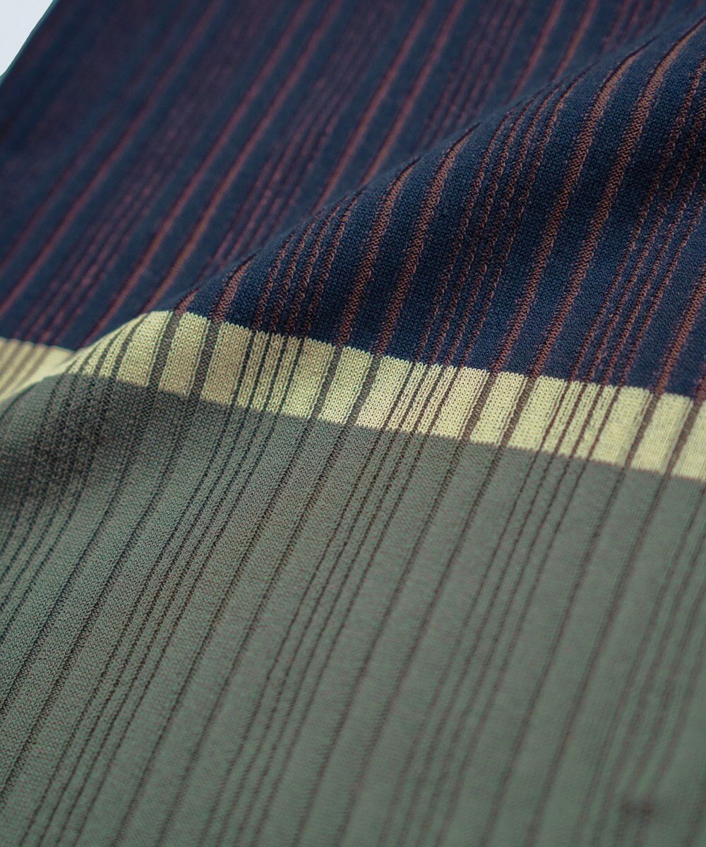 COQ CACTUS カラーブロックリブニット 