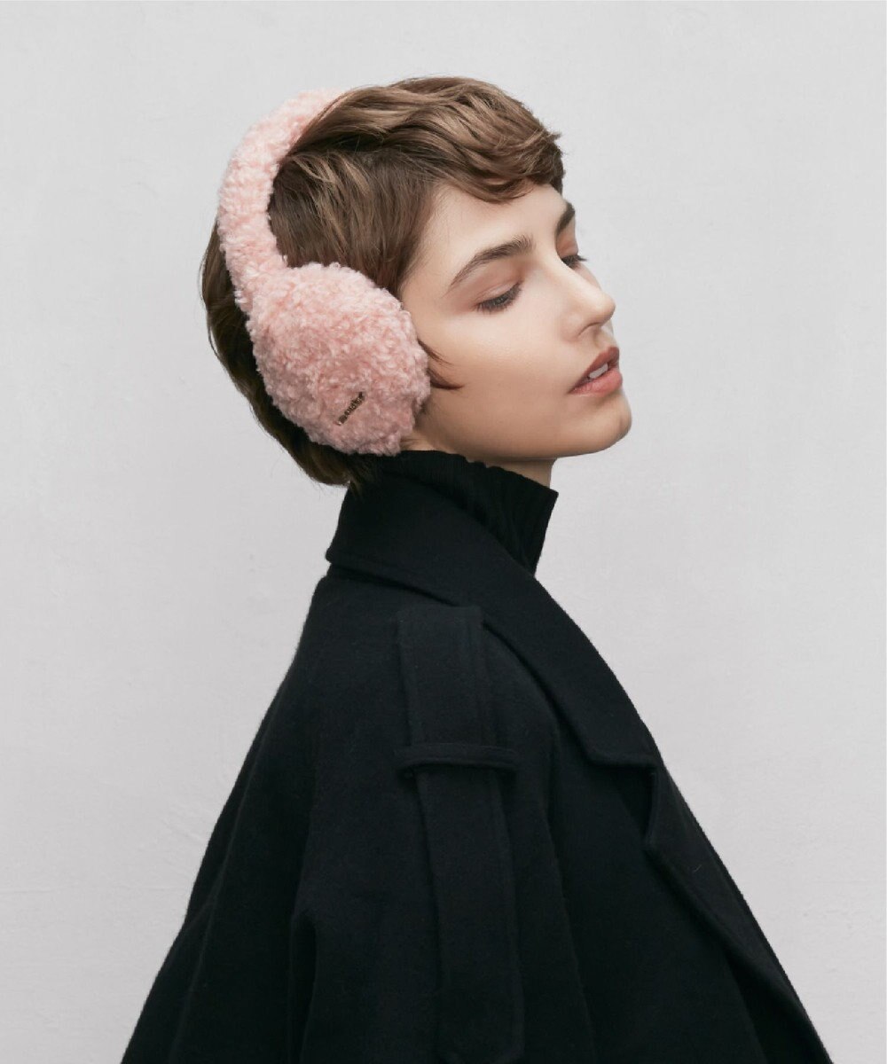 MOONBAT 【ギフトBOX付】FURLA ムートン風ふわふわイヤーマフ 