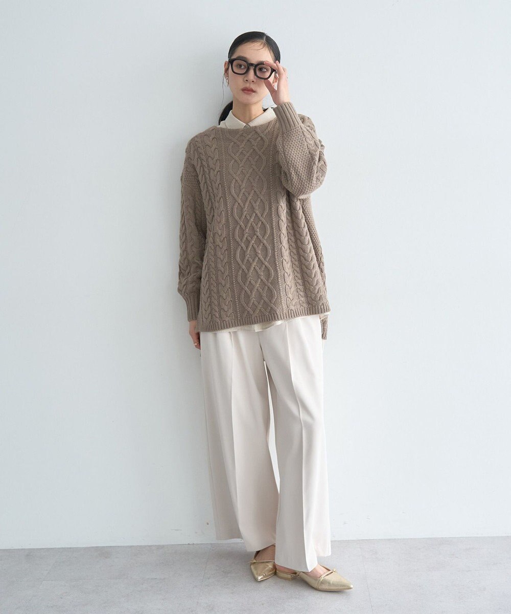 YECCA VECCA ケーブルニット 