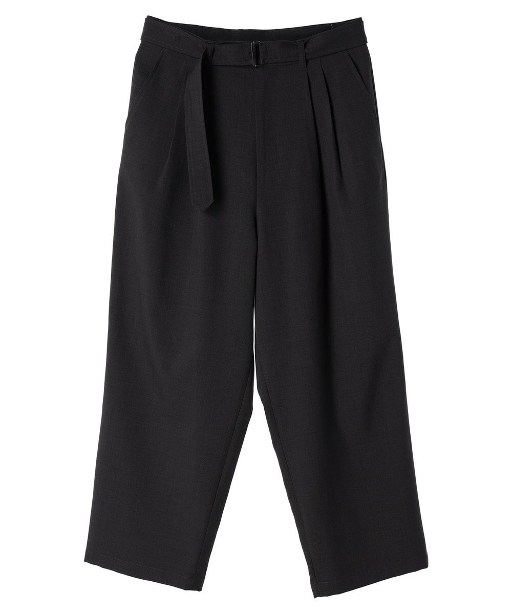 CRAFT STANDARD BOUTIQUE ポリエステルツイルベルテッドパンツ 