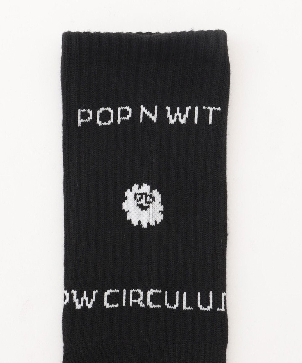 PW CIRCULUS 【虫よけ加工】【MEN】バックLOGOソックス ミドル丈 ゴルフ 