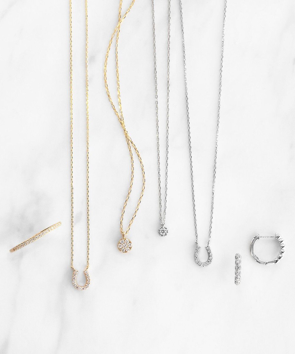 TOCCA 【WEB限定】FRILL DIAMOND PIERCED EARRINGS K10 ダイヤモンド ピアス 