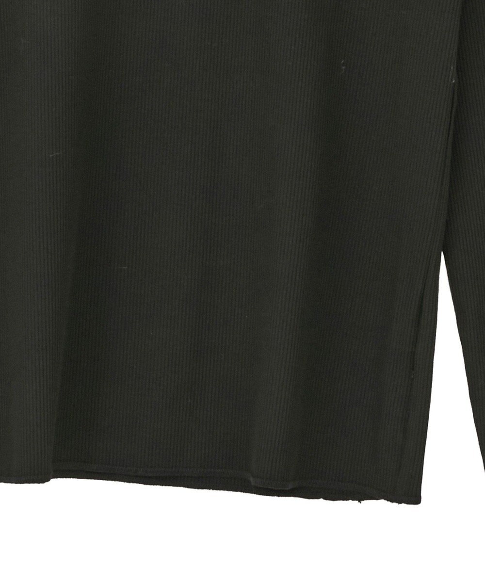 earth music&ecology リブタートルネックプルオーバー 