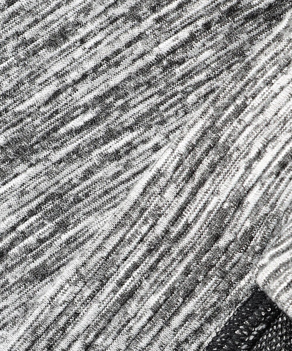 JOSEPH ABBOUD MOUNTAIN 【UNISEX】ランダムスラブリップ パーカー 