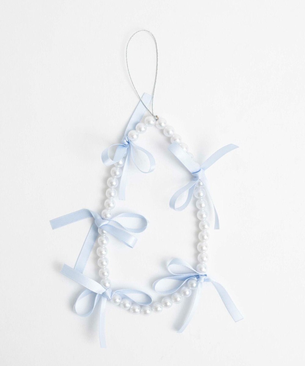 WEGO リボンパールストラップキーホルダー 