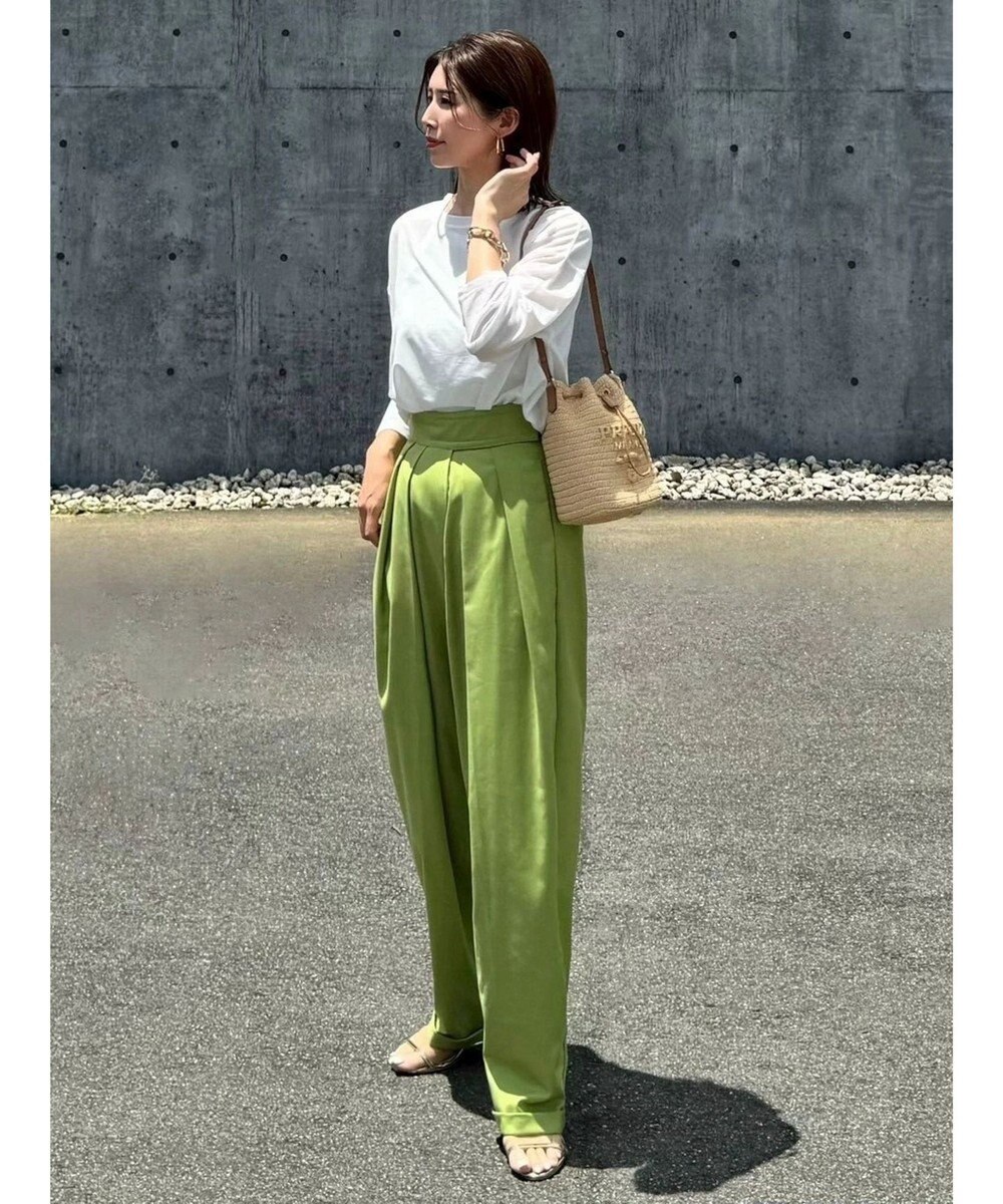 Green Parks シアーリブチュニック 