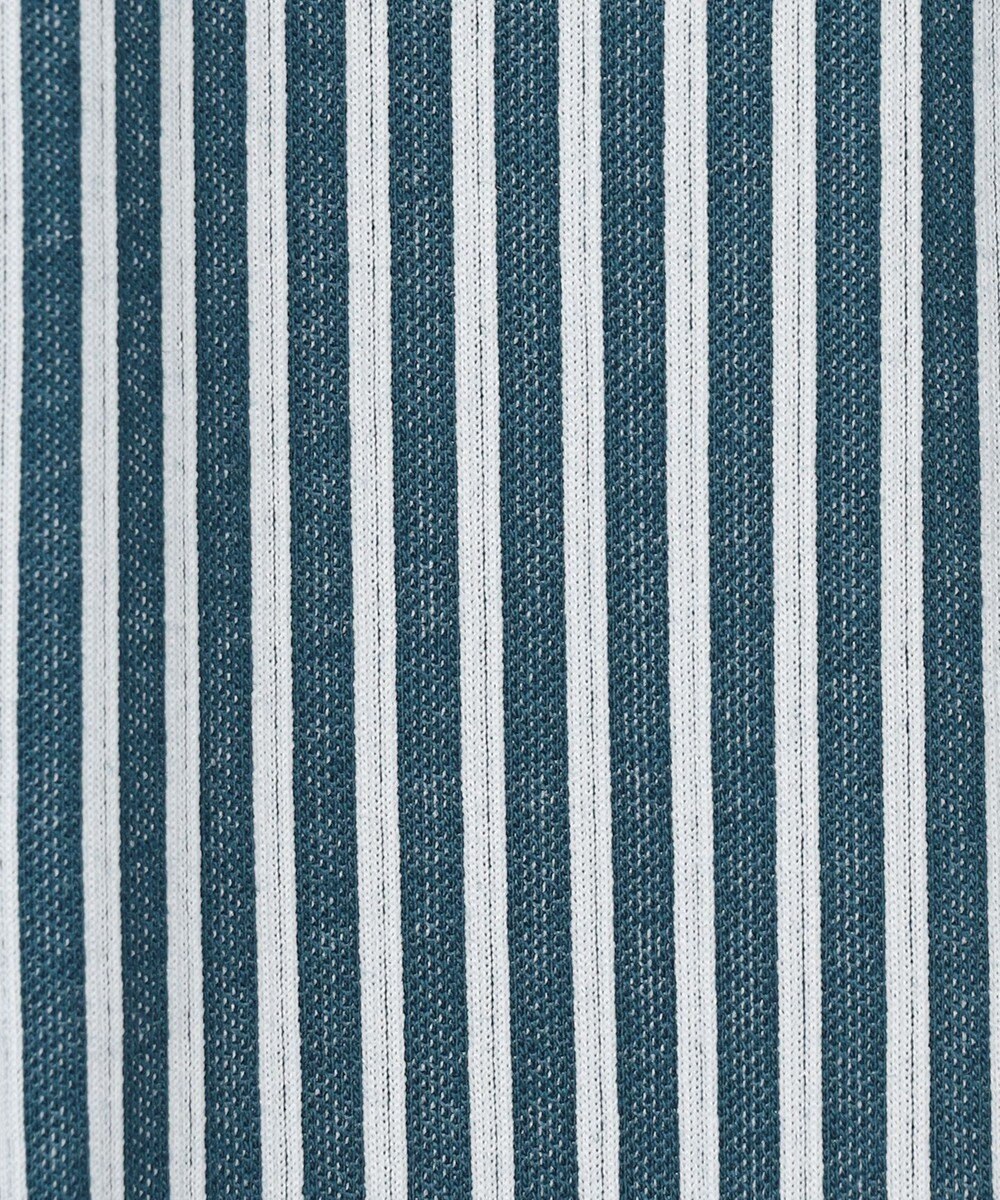 J.PRESS LADIES L 【WEB限定・洗える】ストライプジャージー フレア カットソー 