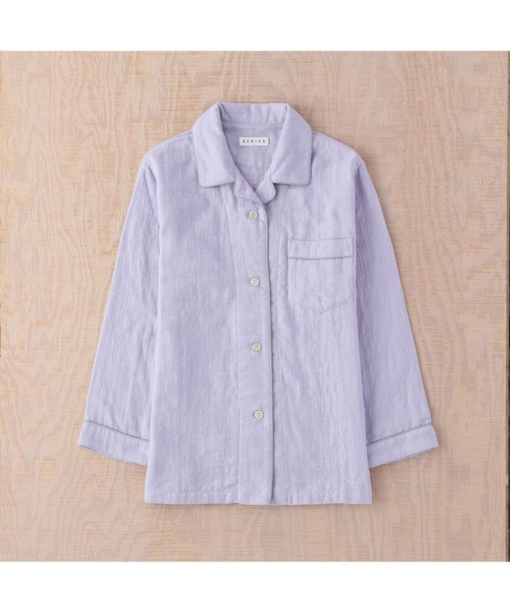UCHINO マシュマロガーゼパイピングレディスパジャマ 