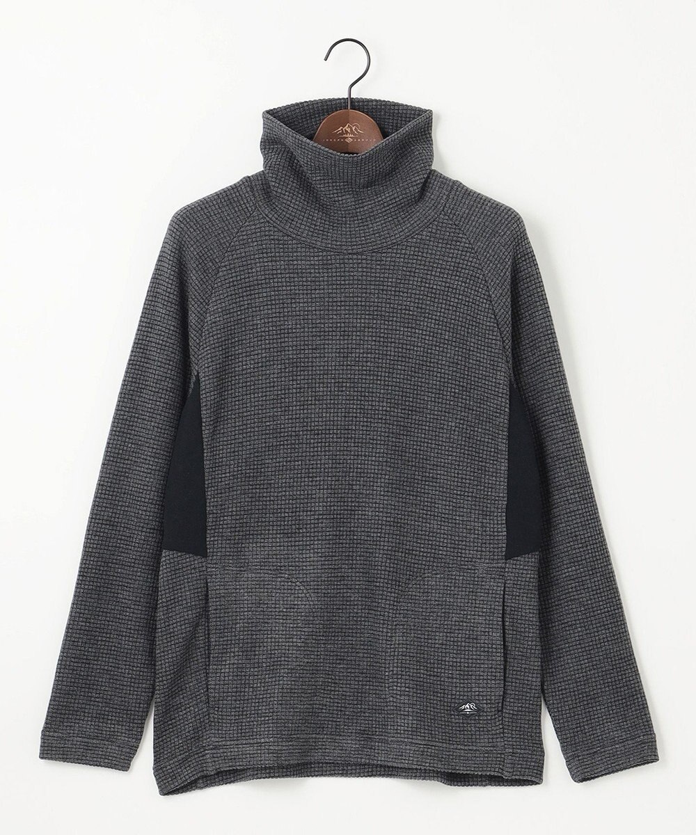 JOSEPH ABBOUD MOUNTAIN 【吸湿発熱/蓄熱保温/】 ソフトウォームワッフルタートル プルオーバー カットソー 