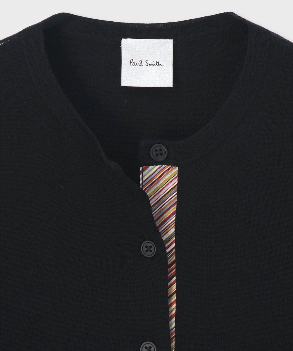 Paul Smith ドレープウール ストライプ カーディガン 