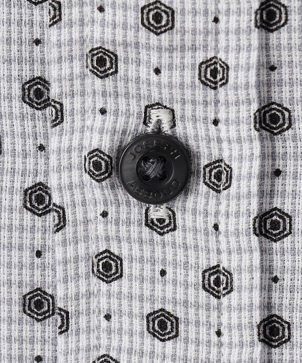 JOSEPH ABBOUD 【イージーケア】小紋プリント 半袖シャツ 