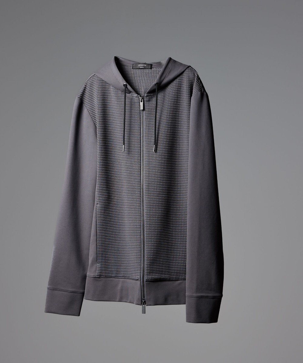 JOSEPH HOMME 【オリジナル素材 】ライトタックジャージー   ジップアップフーディー 
