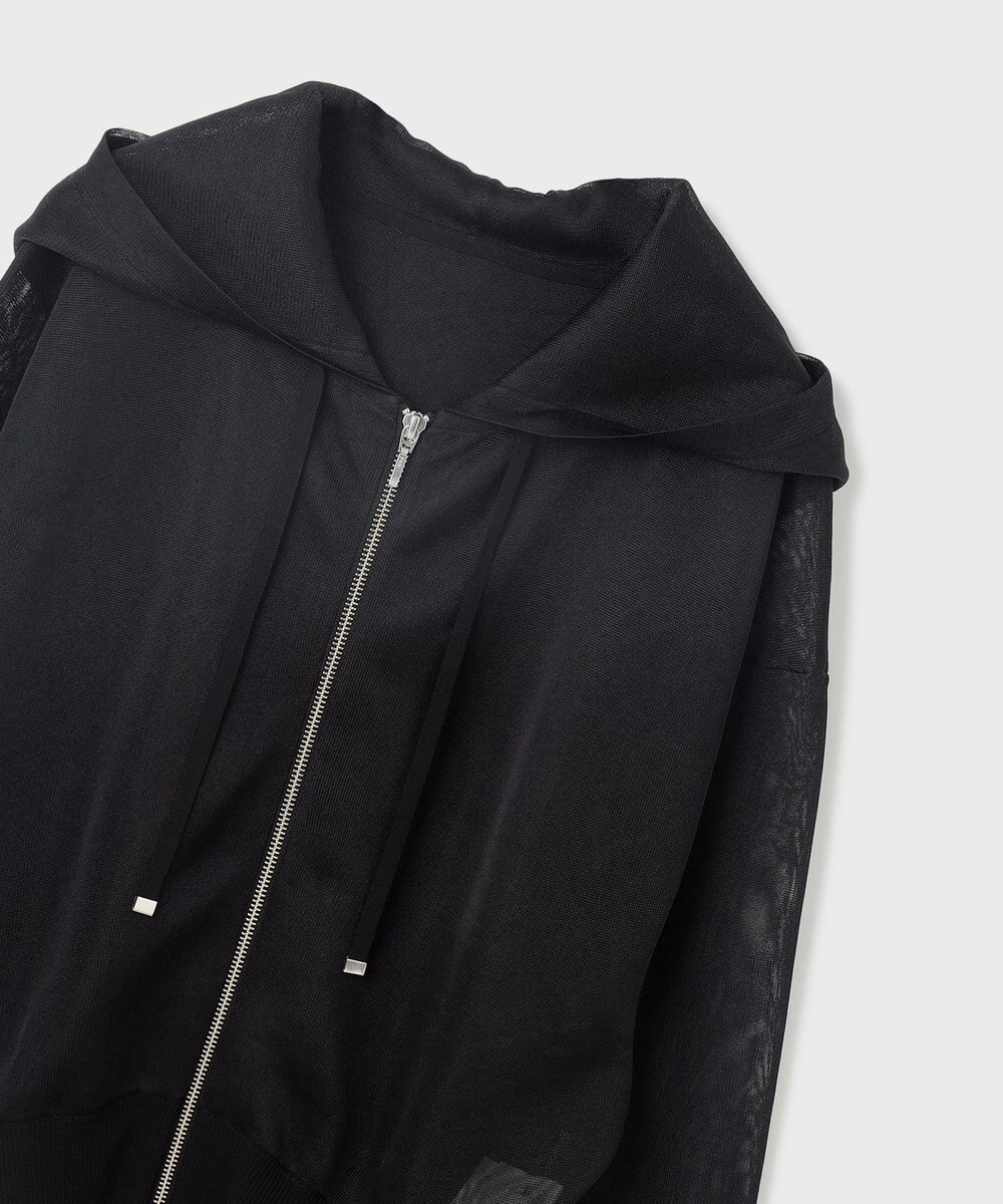 GRACE CONTINENTAL シアーニットパーカー 