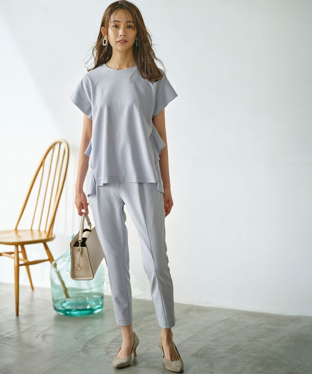 組曲 【接触冷感・吸湿冷感・UVカット】スタイルアップジャージー パンツ 