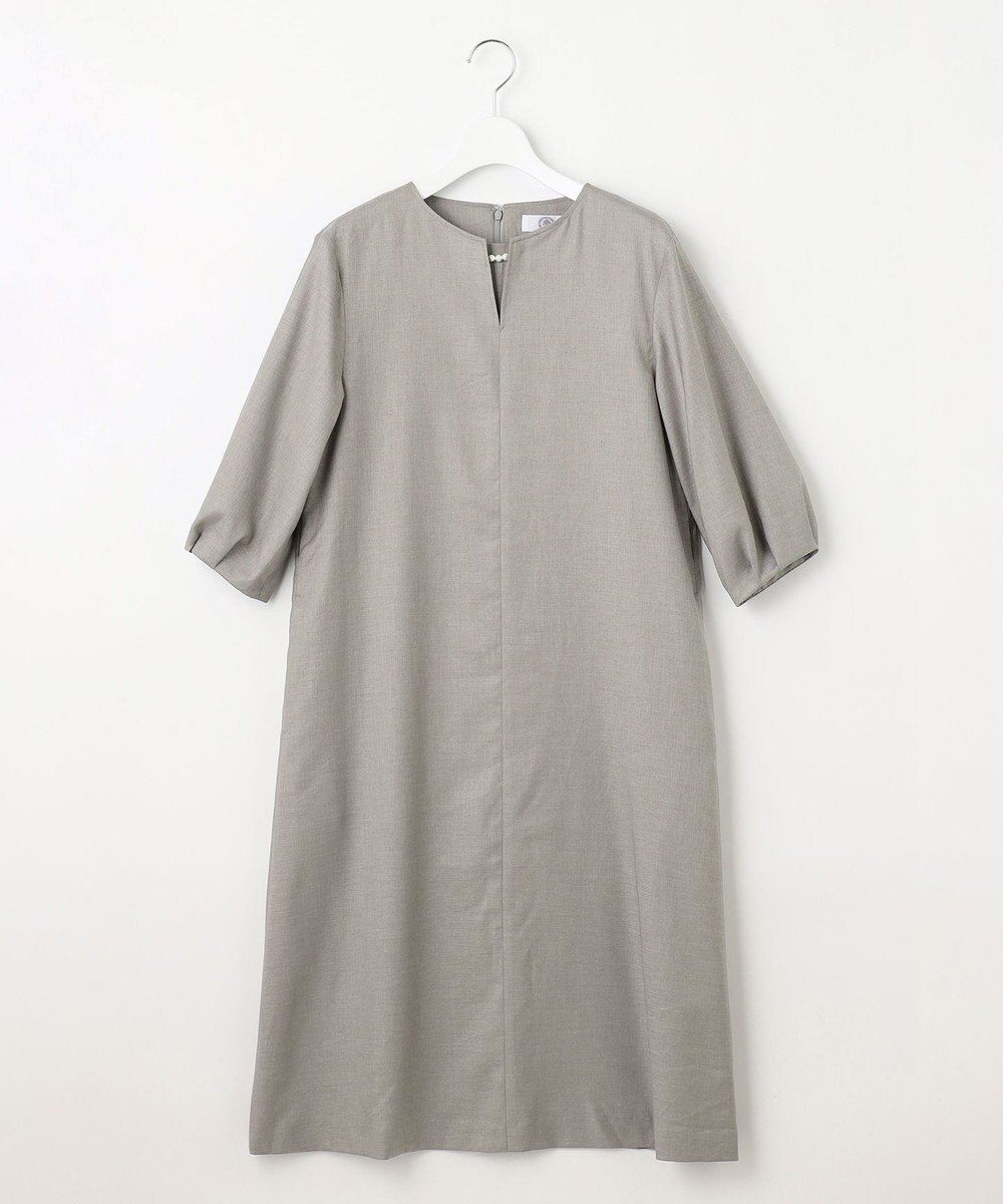 J.PRESS LADIES 【セットアップ対応・洗える・UVケア・速乾】 OXIJEWELストレッチ ワンピース 