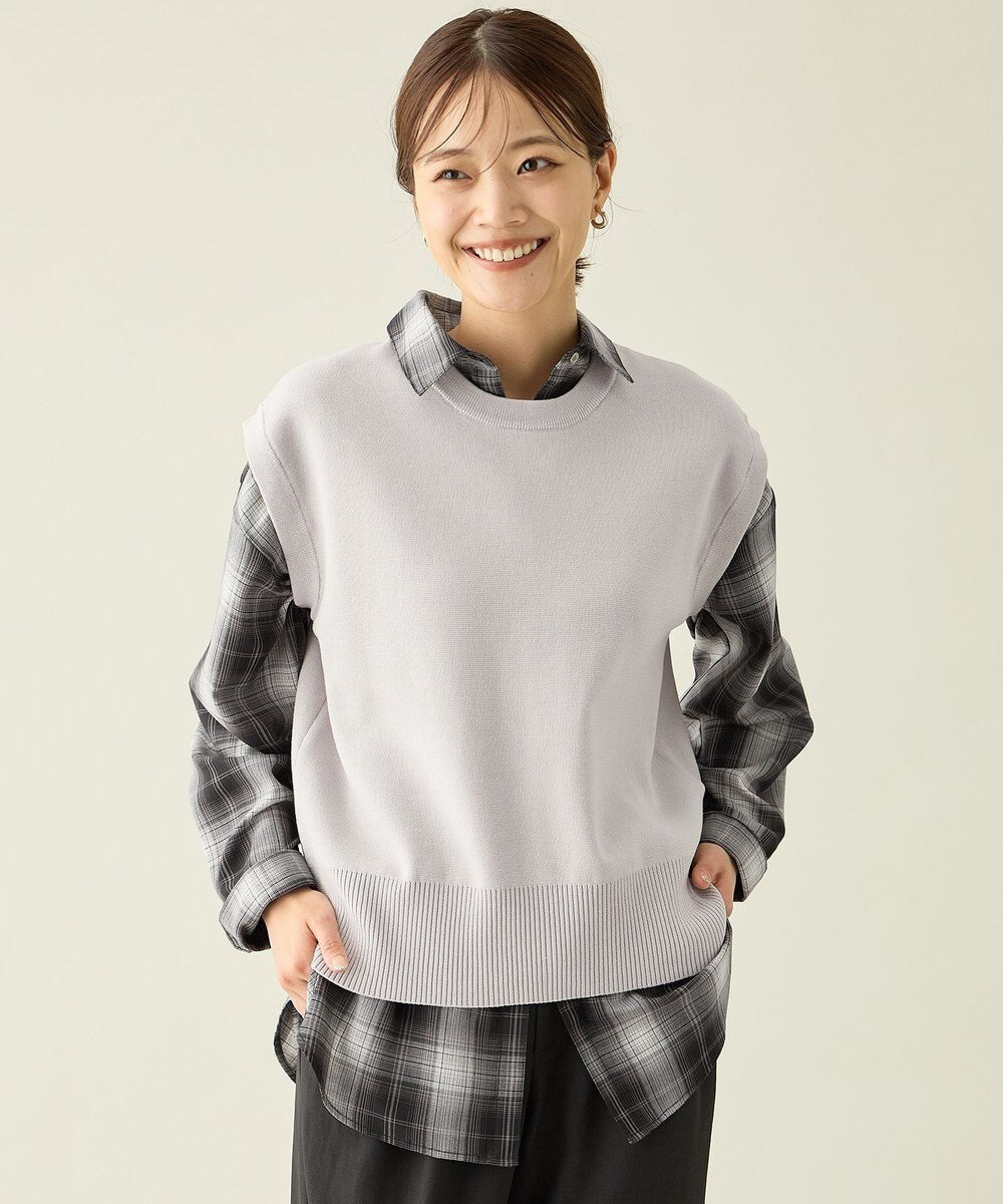 ANY フレンチスリーブニット 