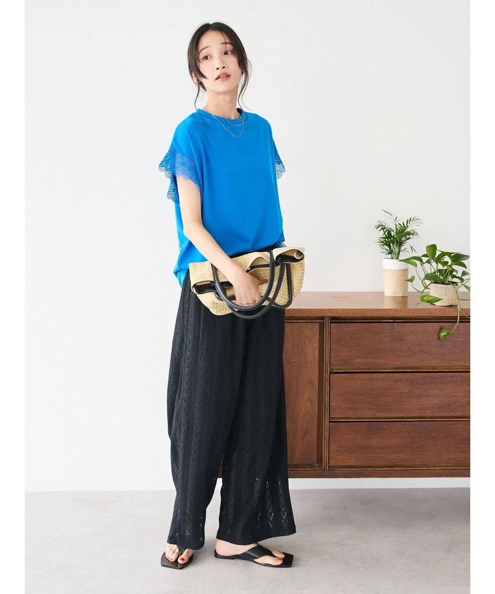 CRAFT STANDARD BOUTIQUE レーススリーブカットプルオーバー 