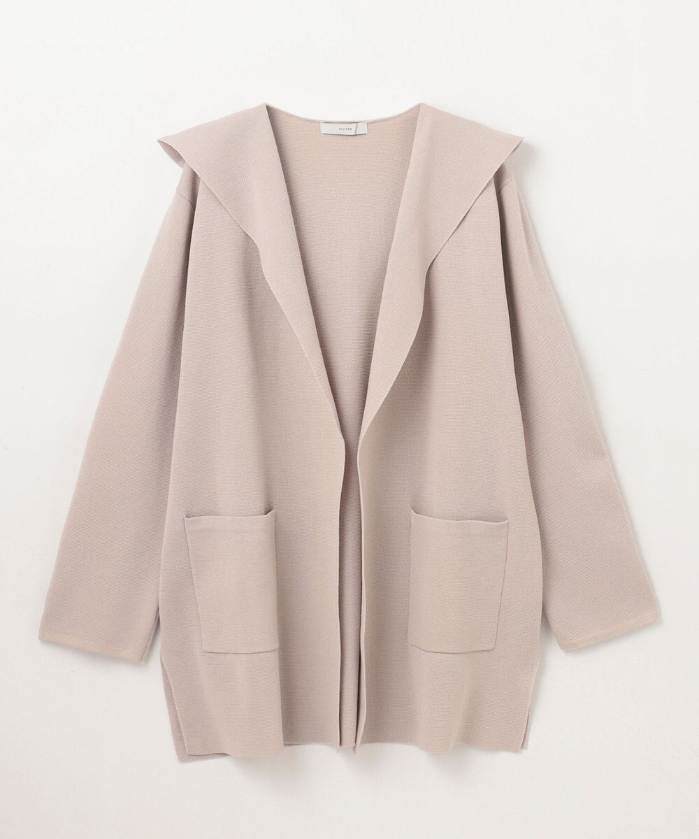 ANY ニットフーディーコーディガン 