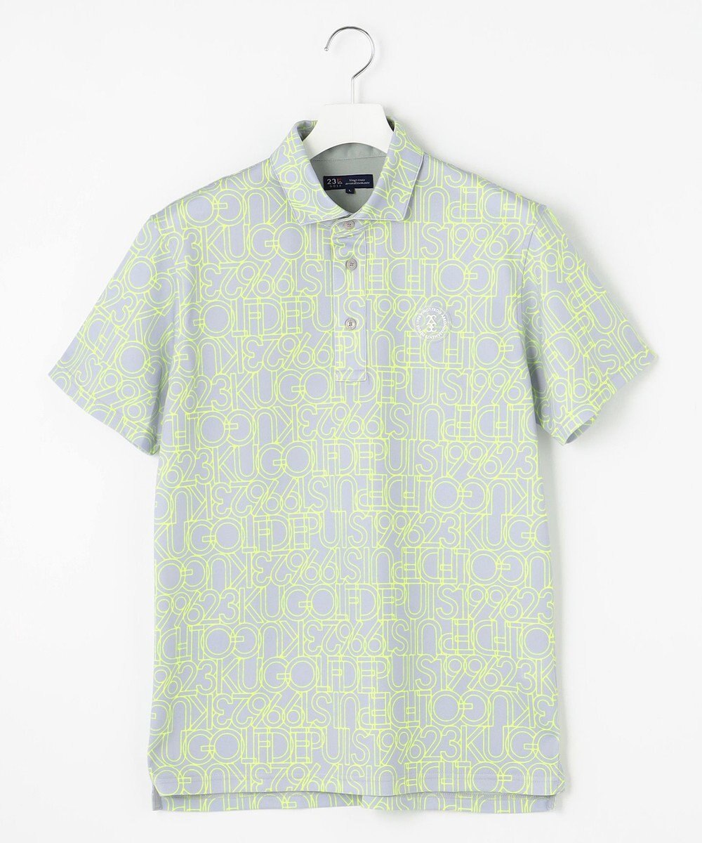 23区GOLF 【MEN】ロゴグラフィック ポロシャツ 