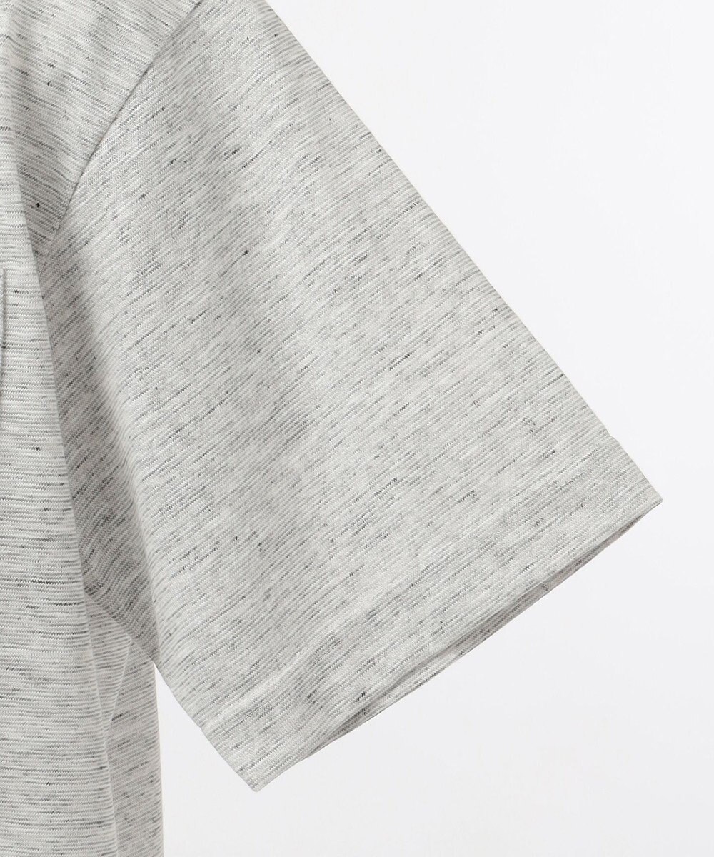 JOSEPH ABBOUD MOUNTAIN 【SPACE】リネンプレーティング天竺 ポケTシャツ 