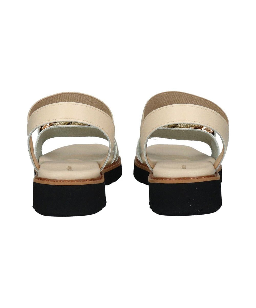 Bridget Birkin 【Bridget Birkin】キラキラチェーンアクセントサンダル 