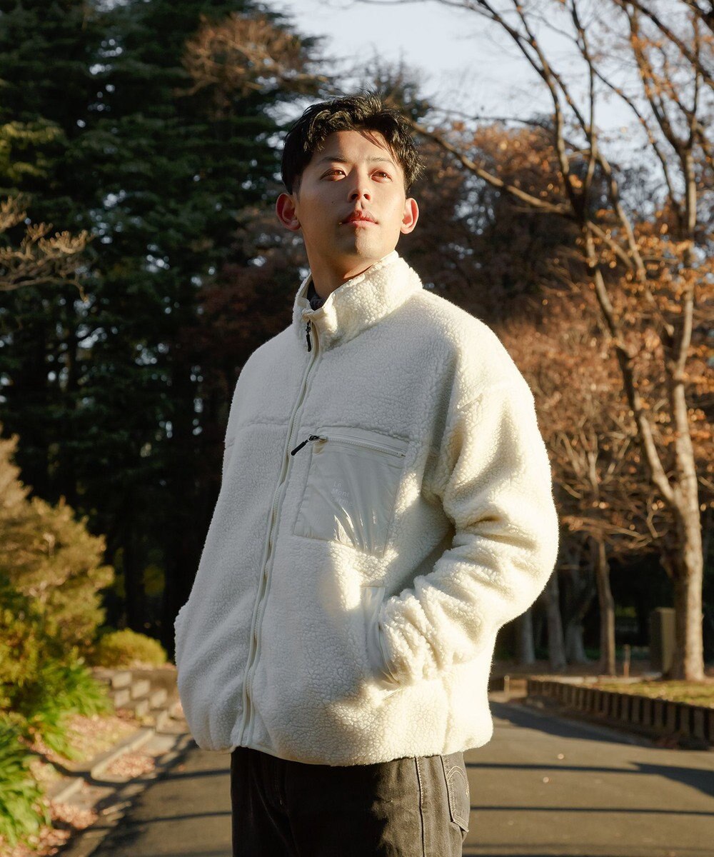 SHARE PARK MENS 【UNISEX】ボアフリースジャケット（L・XLサイズ） 