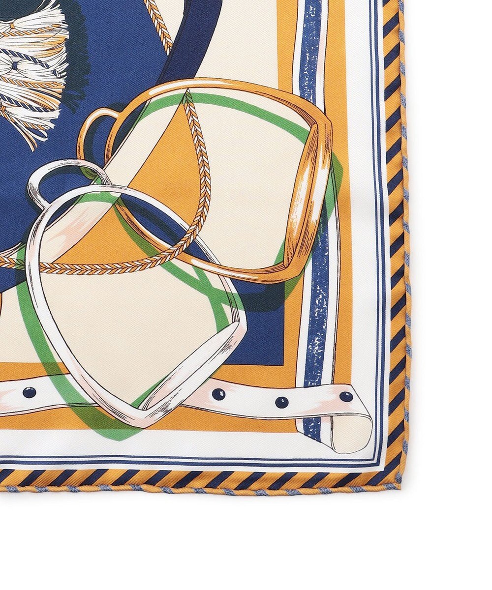 23区 manipuri ピルエットモチーフ シルク スカーフ 