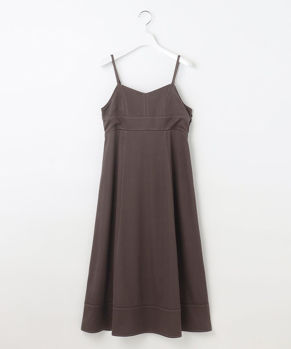 Feroux 【新色追加・洗える】バックリボン キャミワンピース 