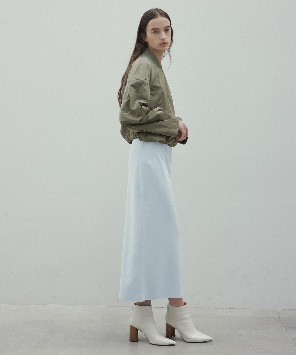 BEIGE， 【洗える】LAURA / Iラインリブスカート 