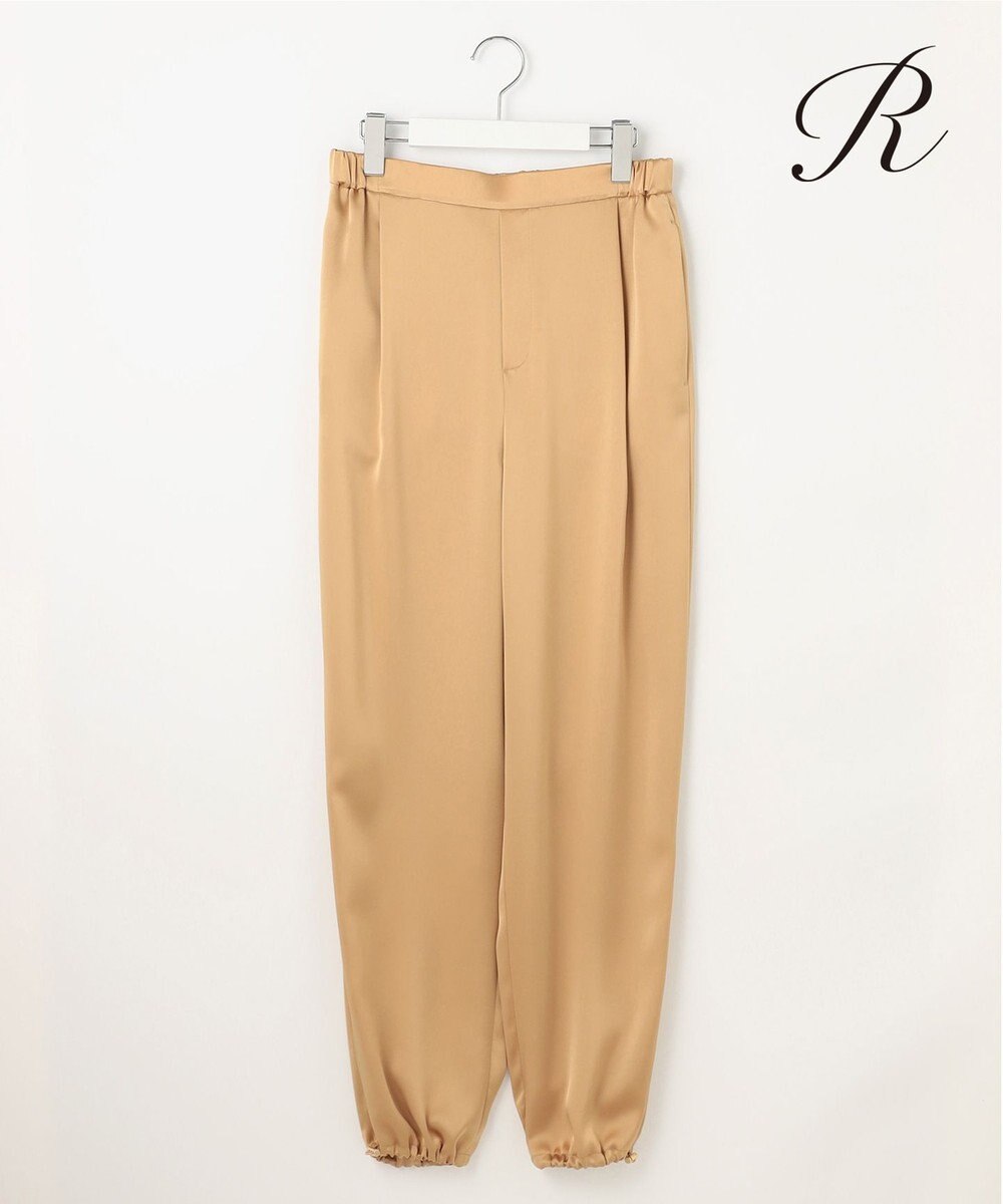23区 S 【R(アール)】トリアセサテン ドロストパンツ 