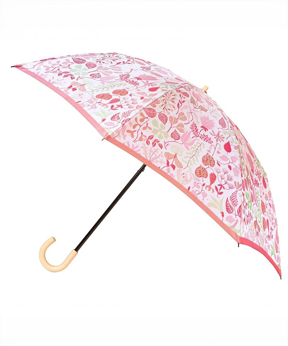 槇田商店 <新柄登場>Stig Lindberg HERBARIUM BRIGHT ピンク 折りたたみ傘 