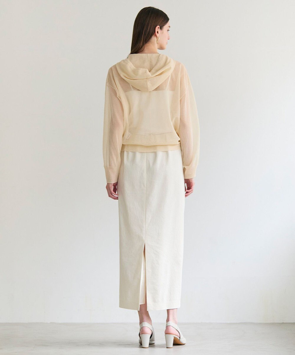 BEIGE， SIDERITE / シアージップフーディーニット 