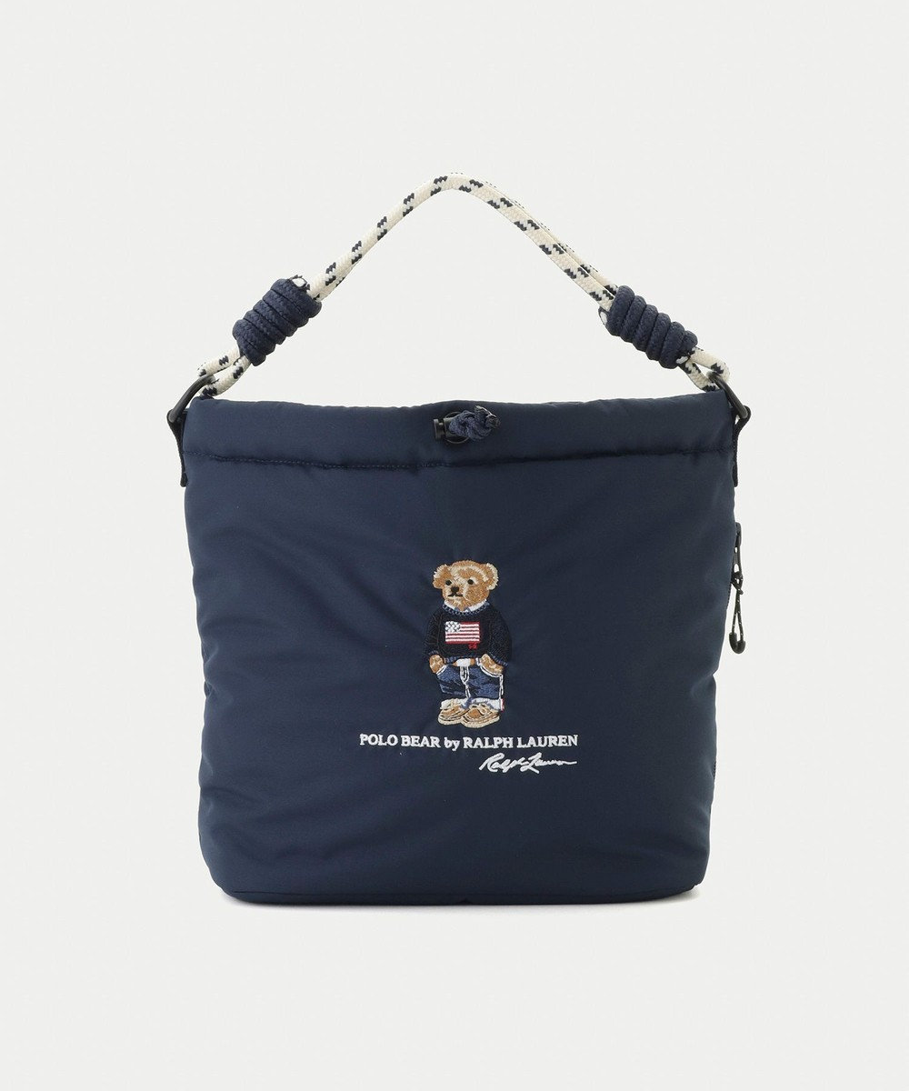 MOONBAT POLO RALPH LAUREN(ポロ ラルフローレン) FLAG BEAR ポロベア ショルダー レインバッグ 無地 刺繍 傘袋 