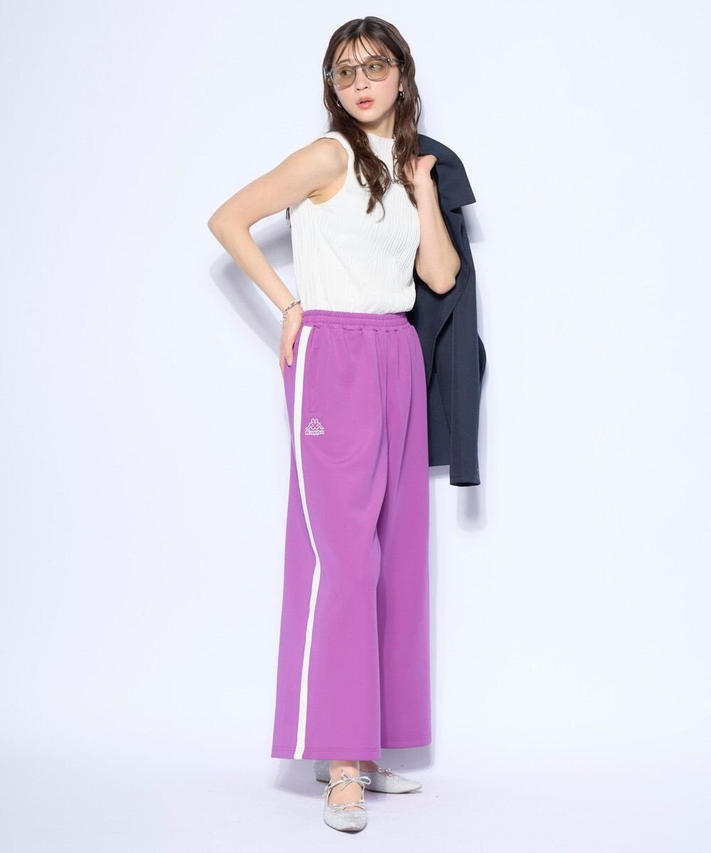 OP／FILA 【Kappa】ジャージ トラックワイドパンツ 