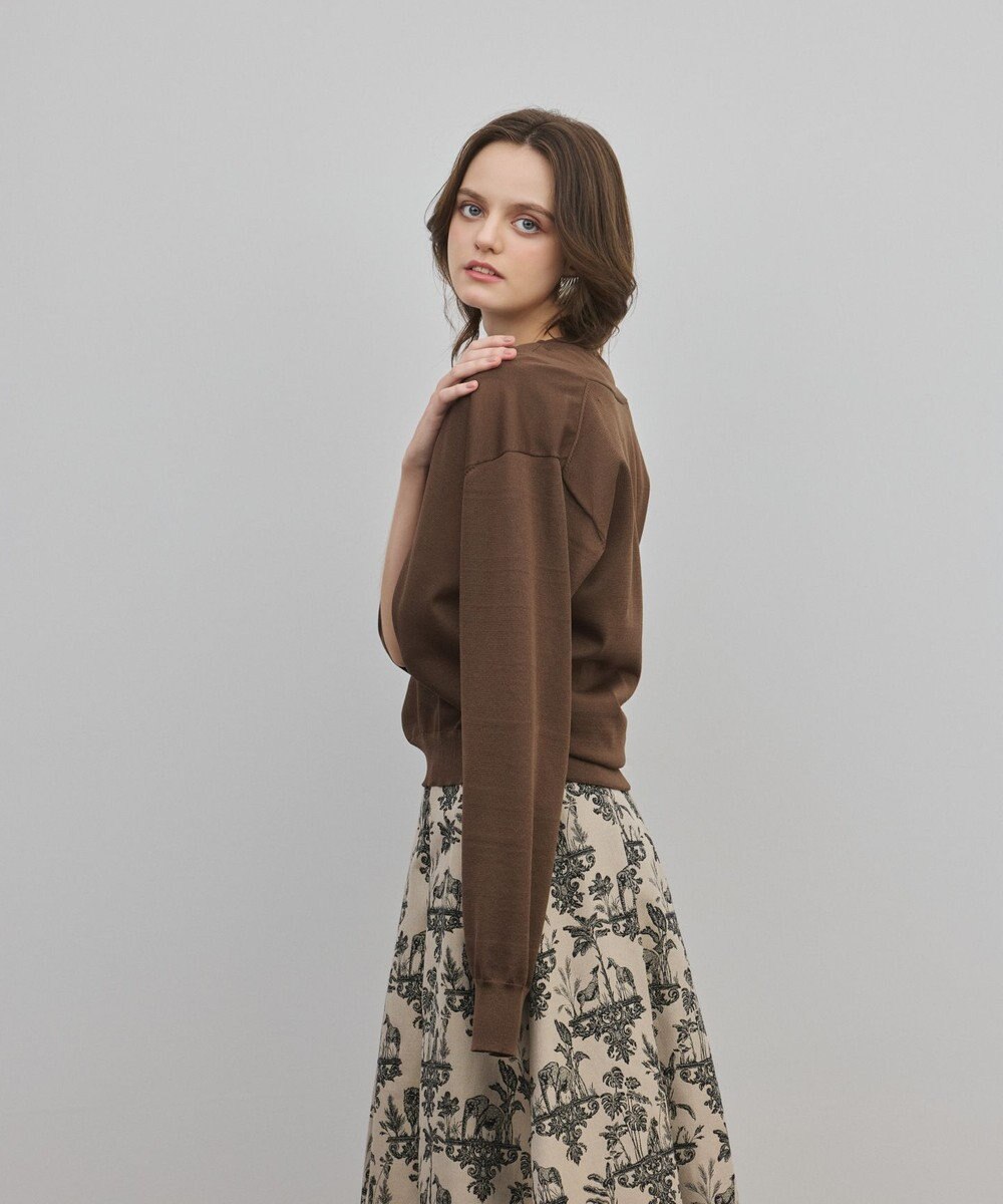 GRACE CONTINENTAL レイヤードニットトップ 