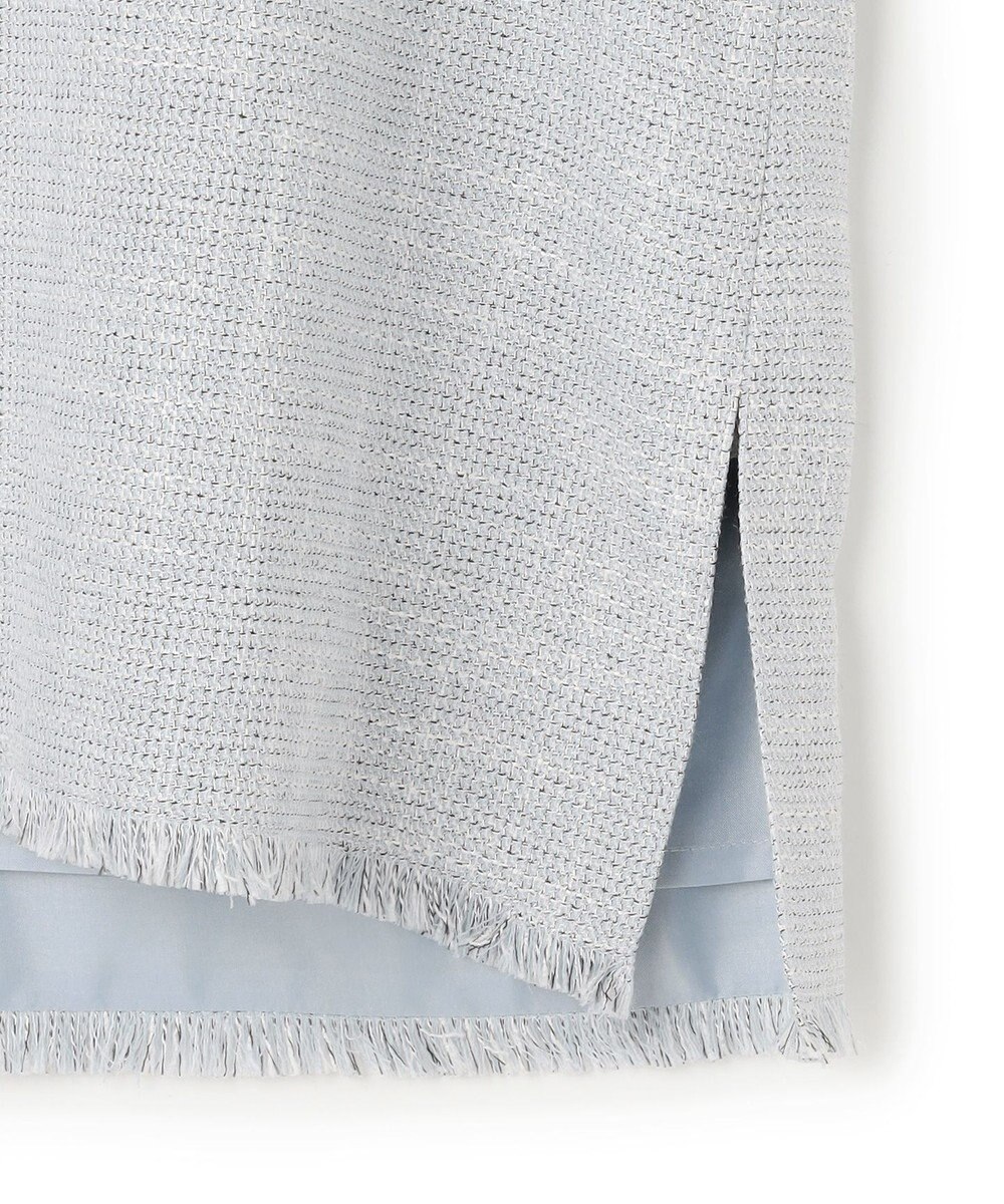 ICB ライトスラブツイード Vネックジレ 