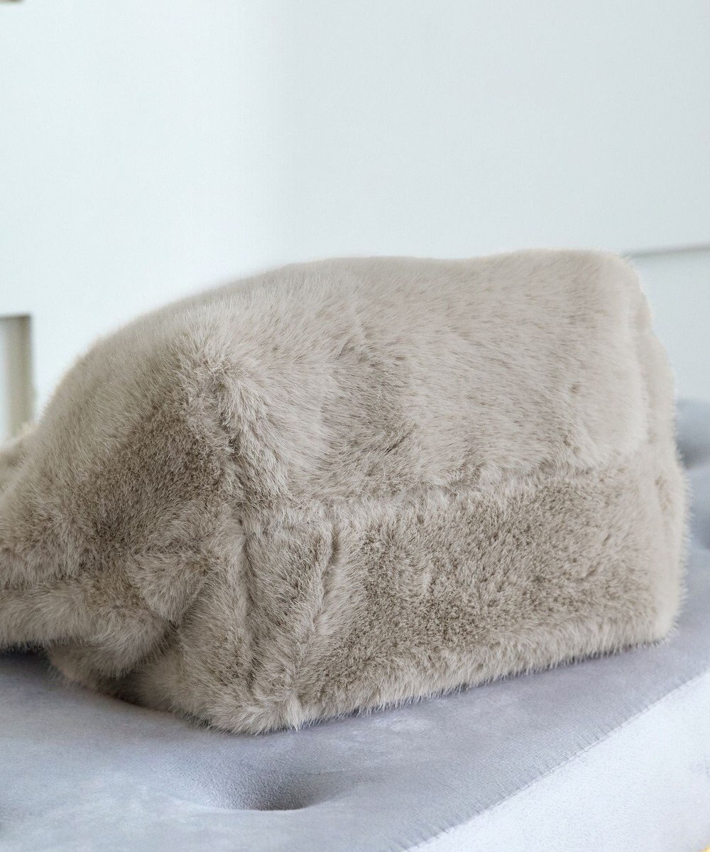 Tiaclasse 三つ編みハンドルファーバッグ 