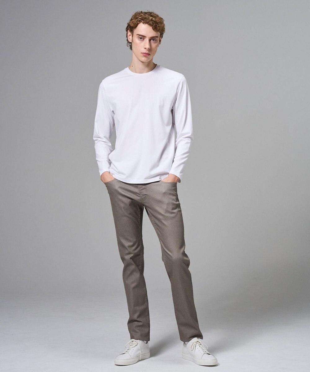 JOSEPH HOMME 新色追加【高機能素材】ハイゲージベアスムース　クルーネック長袖Ｔシャツ 