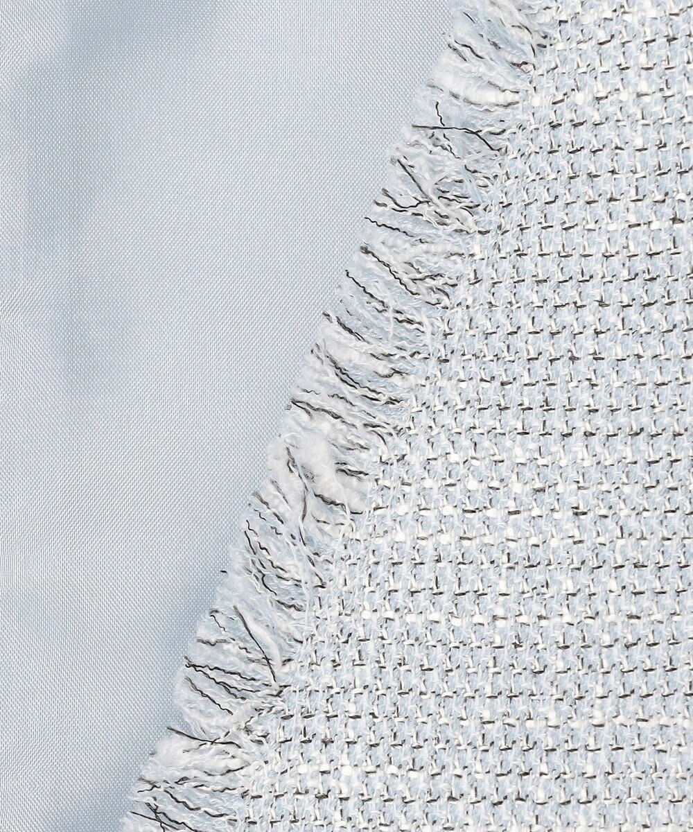 ICB L 【先行予約】ライトスラブツイード Vネックジレ 