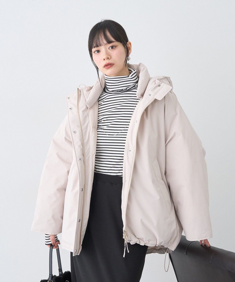 earth music&ecology リブタートルネックプルオーバー 