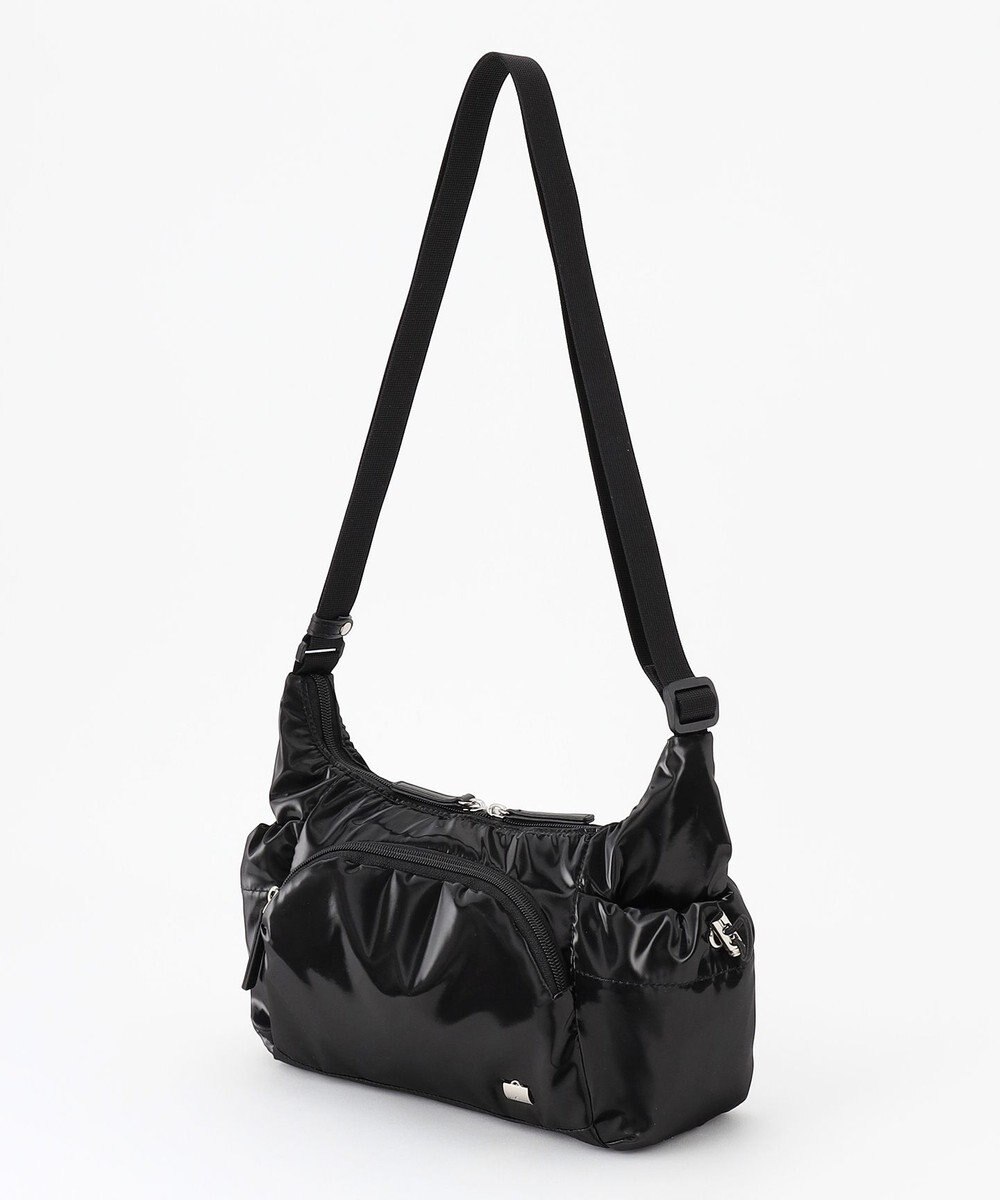 LA BAGAGERIE メタリックドロストポケット　ミニショルダーバッグ 