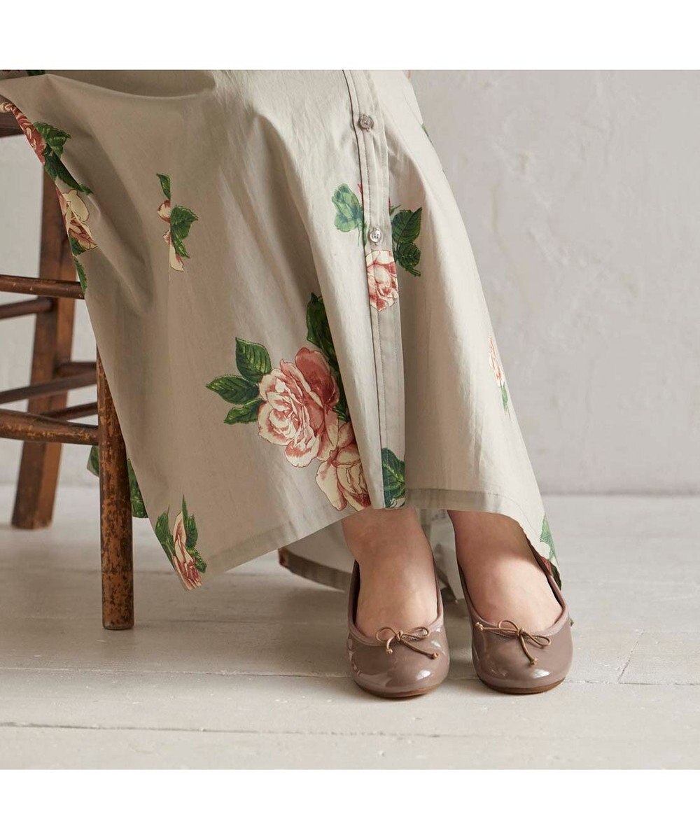 MODE ET JACOMO <MODE ET JACOMO>【レイン対応】ラウンドトゥバレエシューズ 